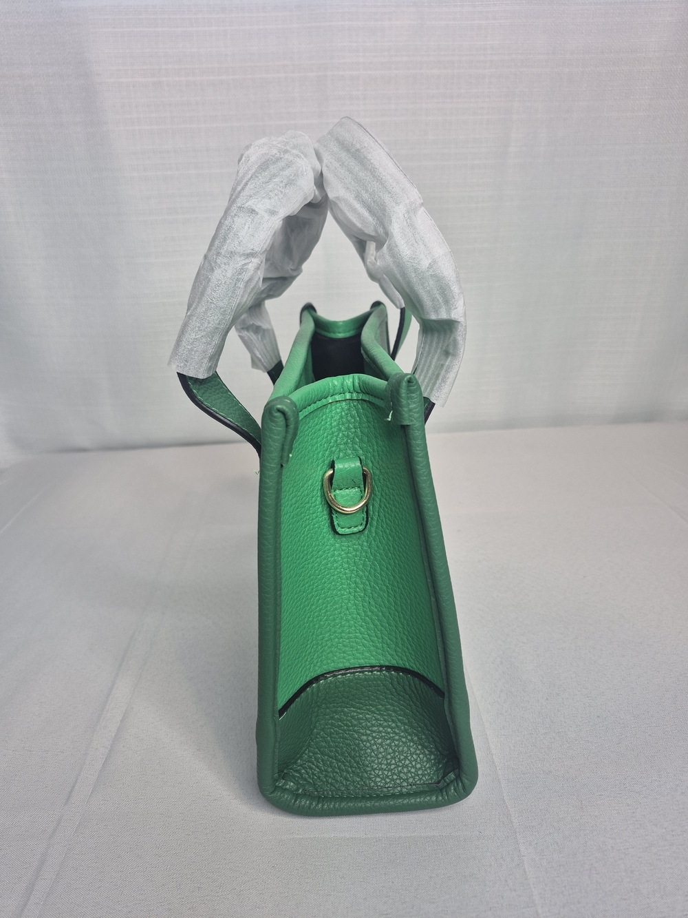 Fashion Green Structured Tote Bag NWOT - Picture 6 of 12